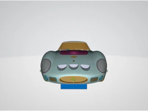 Ferrari 250 gto 1962 3D Model