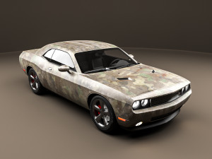 Dodge challenger r-t 3D Model