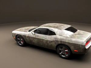 Dodge challenger r-t 3D Model