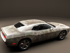 Dodge challenger r-t 3D Model