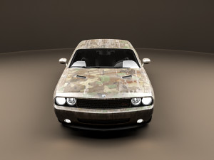Dodge challenger r-t 3D Model