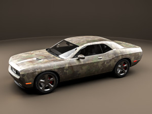 Dodge challenger r-t 3D Model