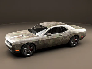 Dodge challenger r-t 3D Model