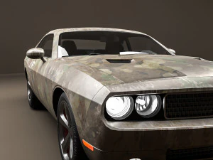 Dodge challenger r-t 3D Model