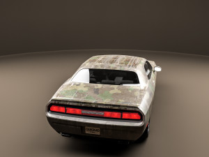 Dodge challenger r-t 3D Model