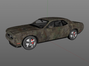 Dodge challenger r-t 3D Model