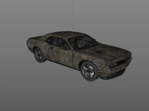 Dodge challenger r-t 3D Model