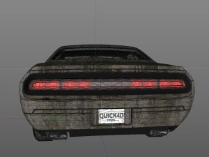 Dodge challenger r-t 3D Model