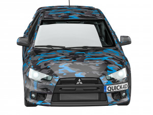 Mitsubishi-lancer x Modello 3D