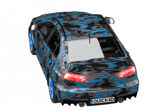 Mitsubishi-lancer x 3D Model