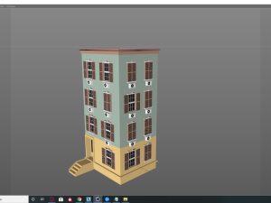 Building Lowpoly 3D-Modell