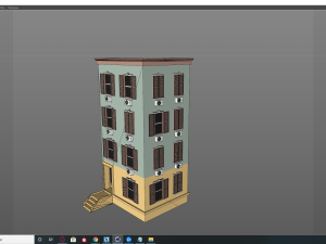 Building Lowpoly 3D-Modell