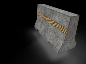 Road Barriers Collection 3D Model