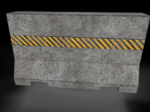 Road Barriers Collection 3D Model