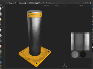 Road Barriers Collection 3D Model
