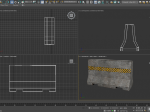 Road Barriers Collection Modello 3D