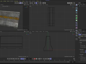 Road Barriers Collection 3D Model