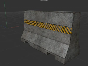 Road Barriers Collection 3D Model