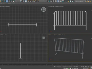 Road Barriers Collection 3D Model