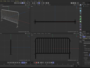 Road Barriers Collection Modello 3D