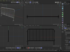 Road Barriers Collection 3D Model