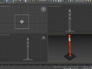 Road Barriers Collection 3D Model