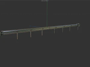 Road Barriers Collection 3D Model