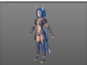 Star Ocean Character meracle Modèle 3D