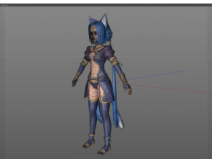 Star Ocean Character meracle Modèle 3D