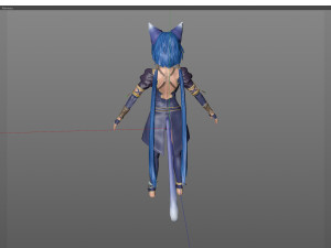 Star Ocean Character meracle Modèle 3D