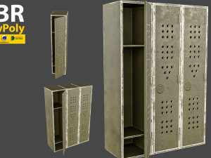 Cabinet SCIFI Lockers 3D Модель