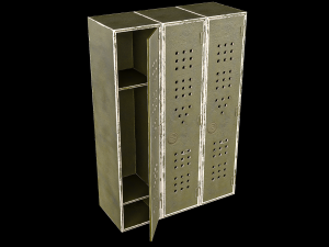 Cabinet SCIFI Lockers Modelo 3D