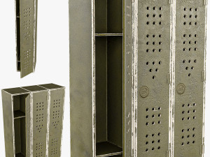 Cabinet SCIFI Lockers Modelo 3D