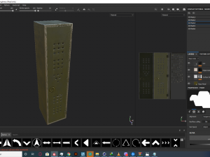 Cabinet SCIFI Lockers Modelo 3D