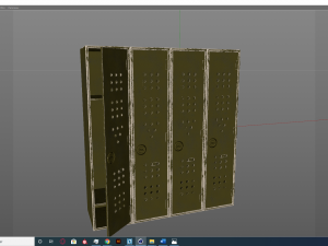 Cabinet SCIFI Lockers Modelo 3D
