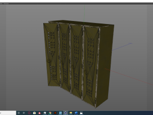 Cabinet SCIFI Lockers Modelo 3D