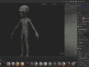 Alien character Model do druku 3D