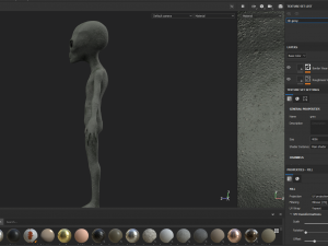 Alien character Model do druku 3D