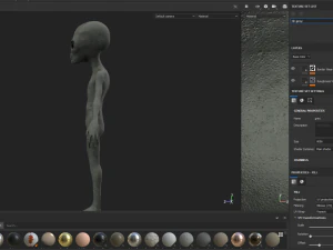 Alien character 3D Print Model