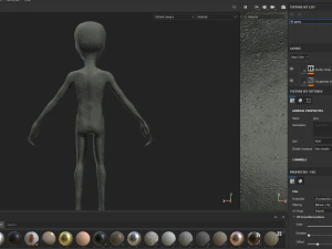 Alien character 3D Print Model