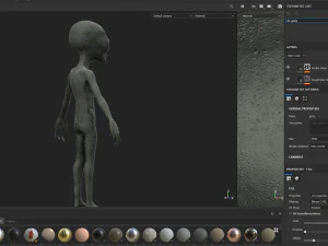 Alien character 3D Print Model