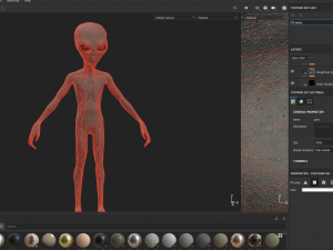 Alien character Model do druku 3D