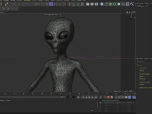 Alien character 3D Print Model