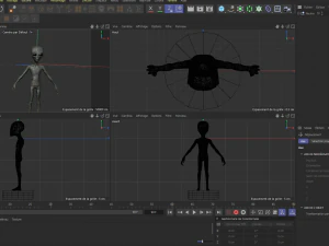 Alien character 3D Print Model