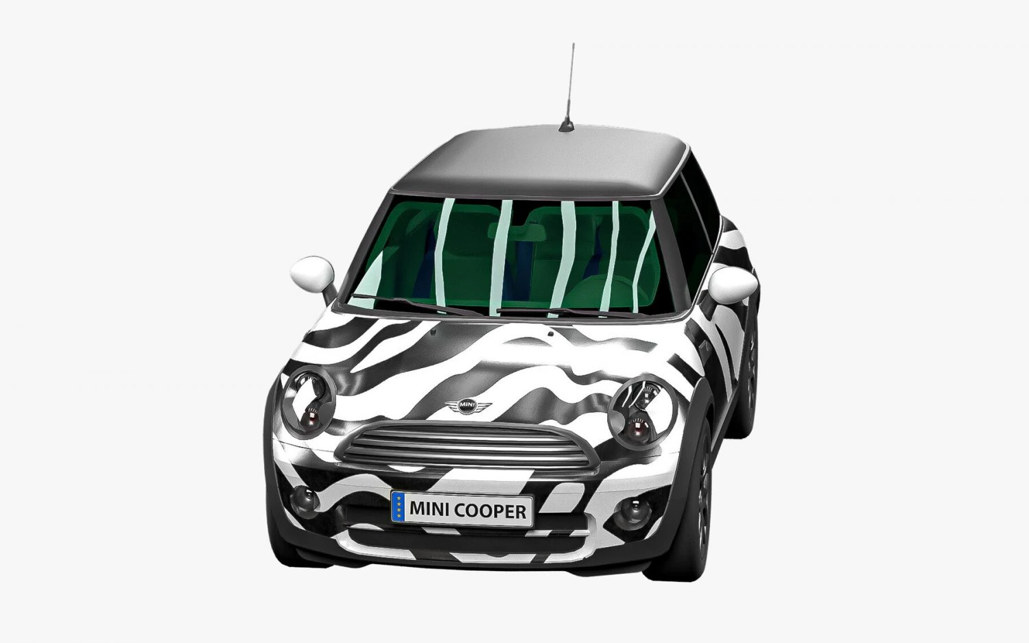 Cooper S 2022 LowPoly 3D Model .c4d .max .obj .3ds .fbx .stl .blend 