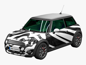 Cooper S 2022 LowPoly 3D Model