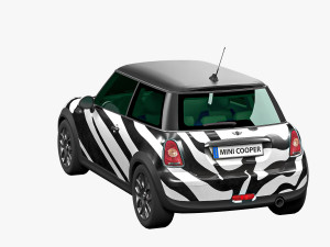 Cooper S 2022 LowPoly 3D Model