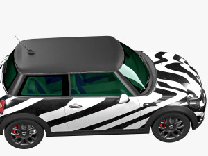 Cooper S 2022 LowPoly 3D Model