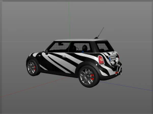 Cooper S 2022 LowPoly 3D Model