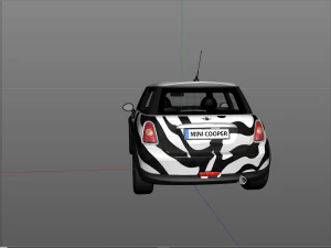 Cooper S 2022 LowPoly 3D Model